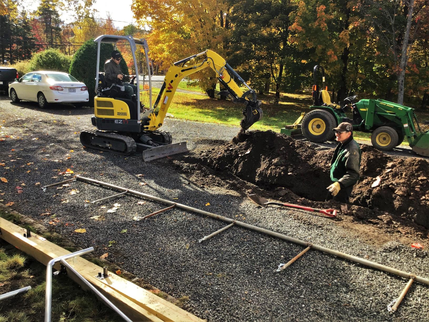 Mini-excavation